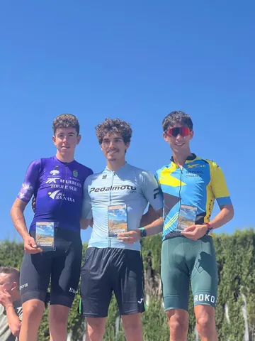 Rafael Moreno Burgos en carrera de montaña, Axarquía